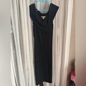 MK black sleeveless dresss